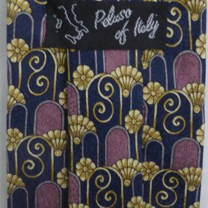 PELUSO OF ITALY, 100% silk, neck tie, Made In Canada 🟥🍁🟥